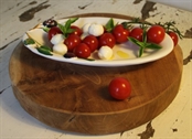 Italiensk tallerken - håndmalet med oliven. UDSOLGT